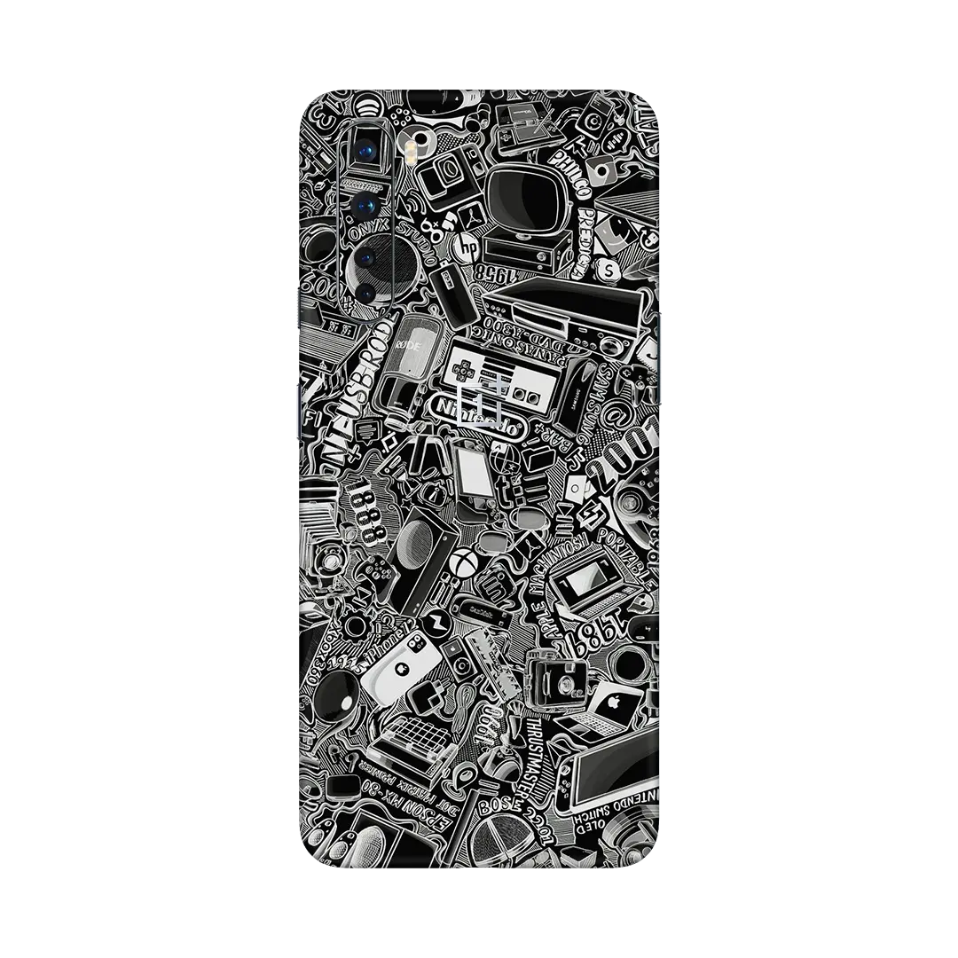 Preload Full Back / Tech Camo Dark