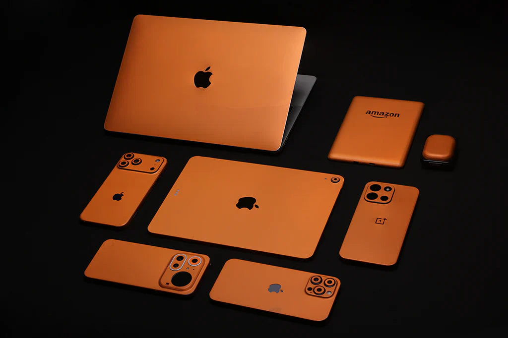 Cosmic Orange by Gadgetshieldz: The Ultimate Makeover for All Your Devices
