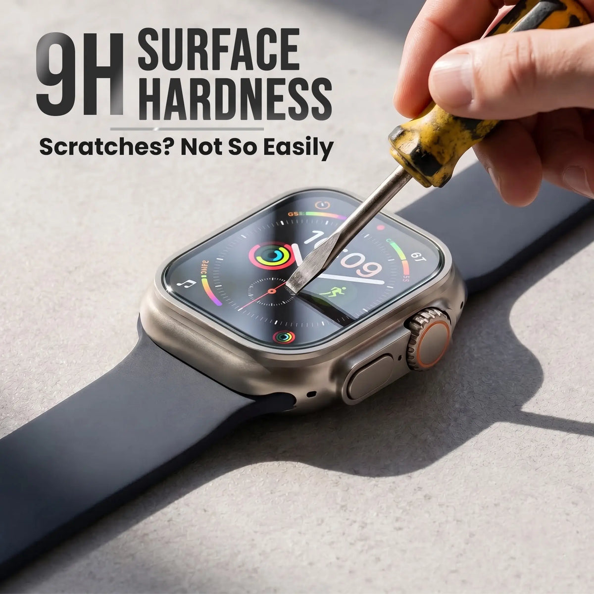 Apple Watch Ultra / Ultra 2 / Ultra 3 / Ultra 4 Tempered Glass Screen Guard Protector