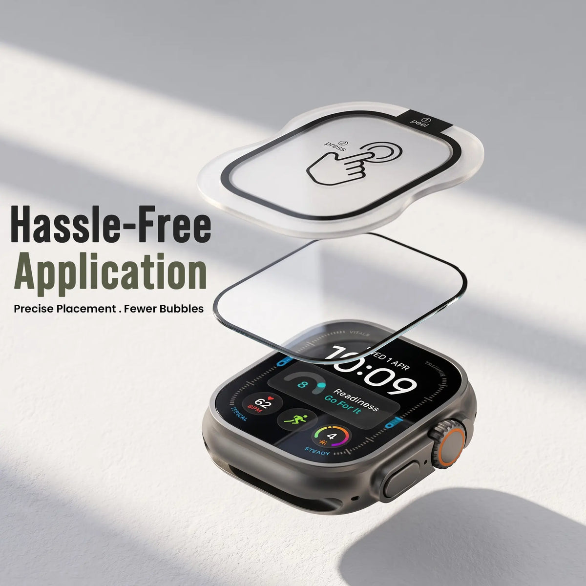 Apple Watch Ultra / Ultra 2 / Ultra 3 / Ultra 4 Tempered Glass Screen Guard Protector