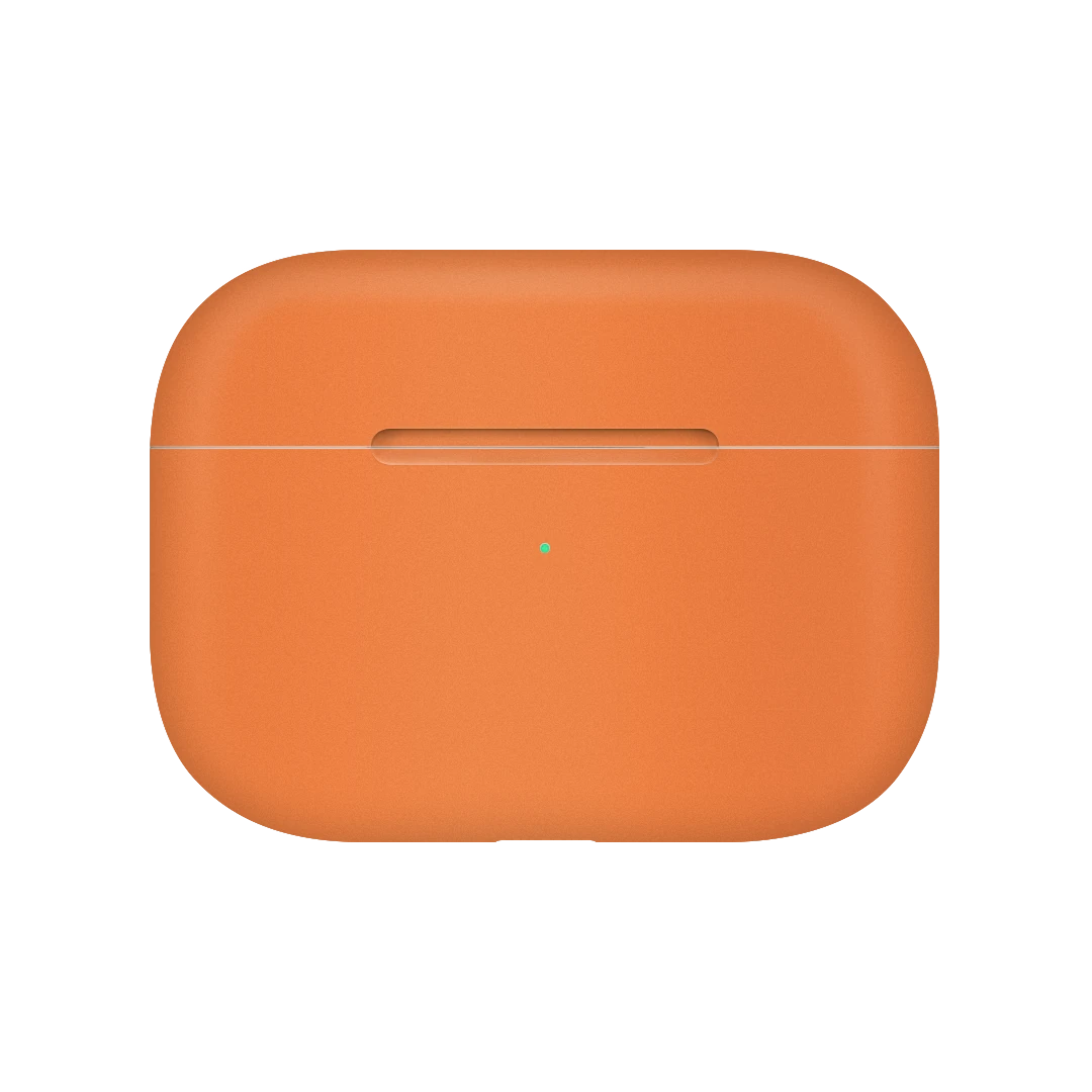 apple airpods pro gen 2 cosmic orange mobile skins & wraps