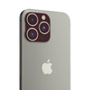 iPhone 13 Pro Max Camera Skins & Wraps - Camera Burgundy Skin