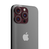 iPhone 14 Pro Max Camera Skins & Wraps - Camera Burgundy Skin