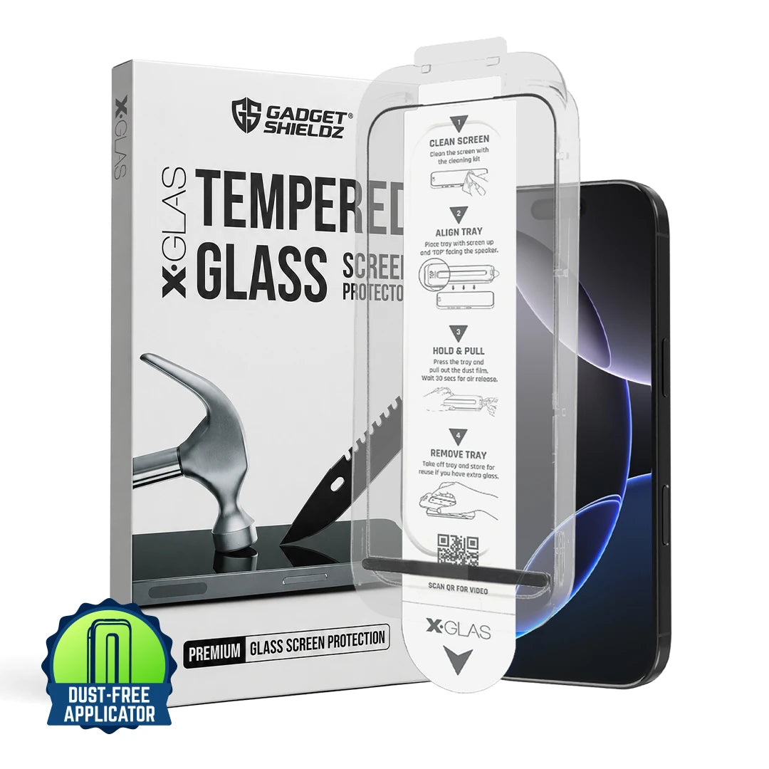 iPhone 16 Pro Tempered Glass Screen Guard Protector
