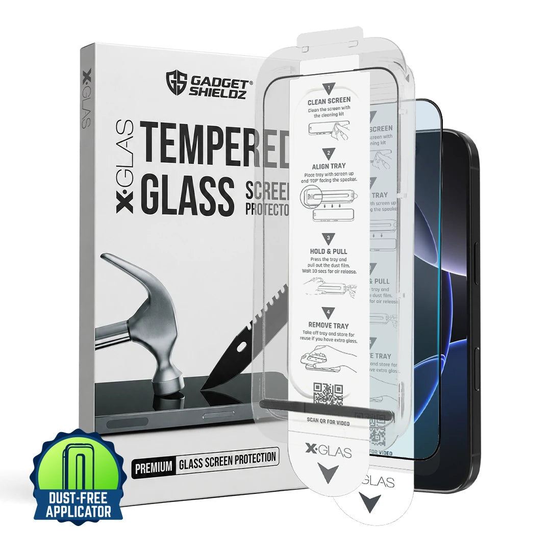 iPhone 16 Pro Tempered Glass Screen Guard Protector