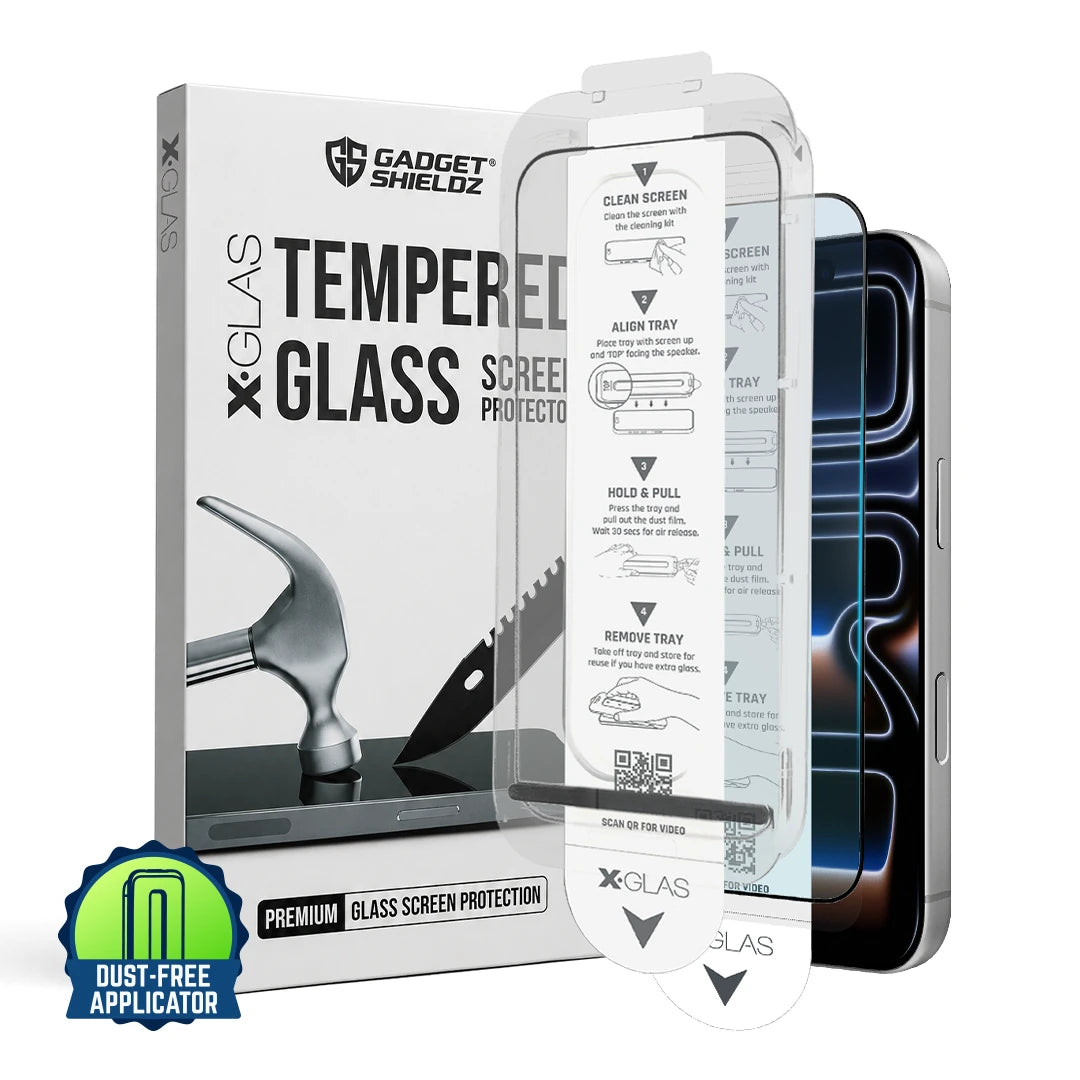 iPhone 17 Pro Max Tempered Glass Screen Guard Protector
