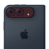 iPhone Duo Camera Skins & Wraps - Camera Burgundy Skin
