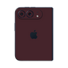 iPhone Duo Skins & Wraps - Flat Back Burgundy Skin