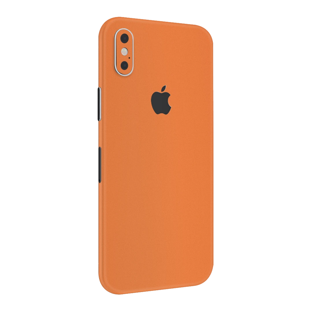 iphone x cosmic orange mobile skins & wraps
