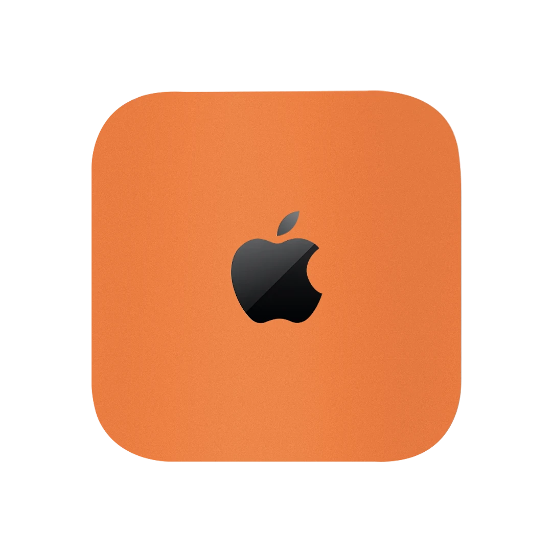 apple mac mini 2024 (m4, m4 pro) cosmic orange mobile skins & wraps