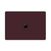 MacBook Pro 16 inch M5 Pro 2026 Skins & Wraps - Minimum Burgundy Skin
