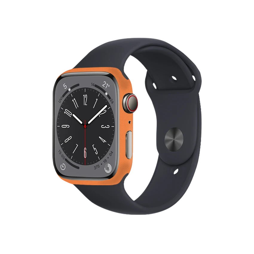 apple watch series 8 (45mm) cosmic orange mobile skins & wraps