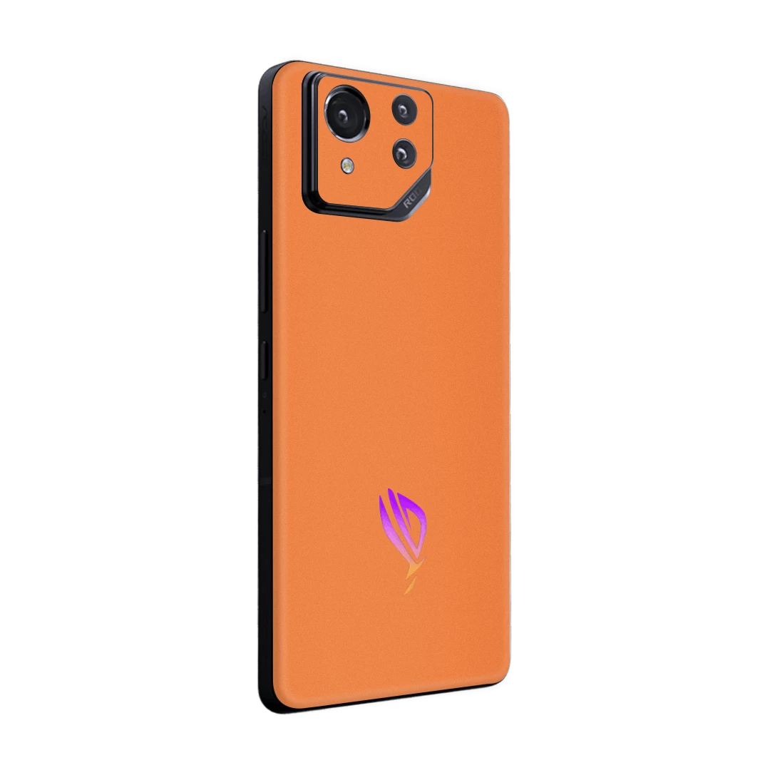 asus rog phone 8 cosmic orange mobile skins & wraps