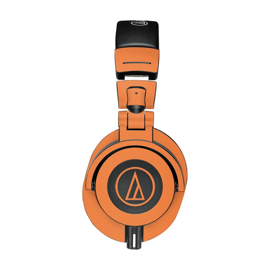 audio-technica ath-m50x headphone cosmic orange mobile skins & wraps