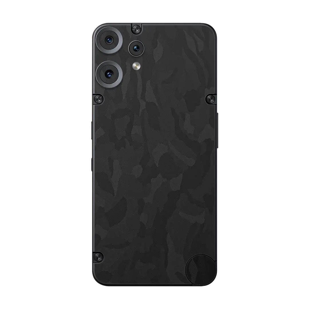 Preload Flat Back / Black Camo