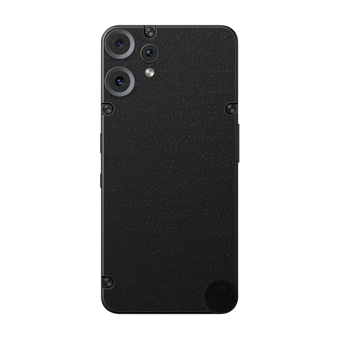 Preload Flat Back / Black Leather