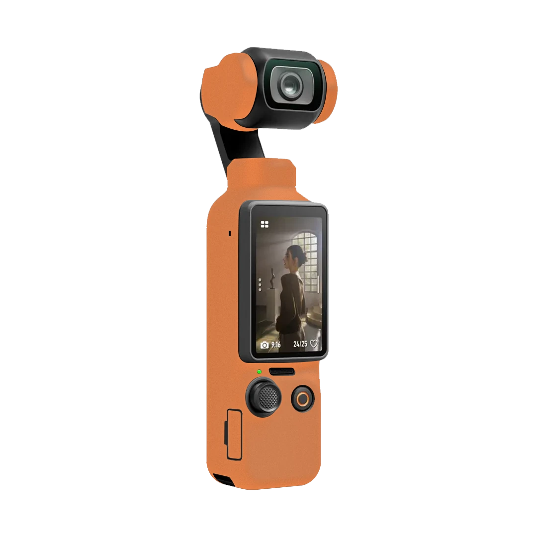 dji osmo pocket 4 cosmic orange mobile skins & wraps