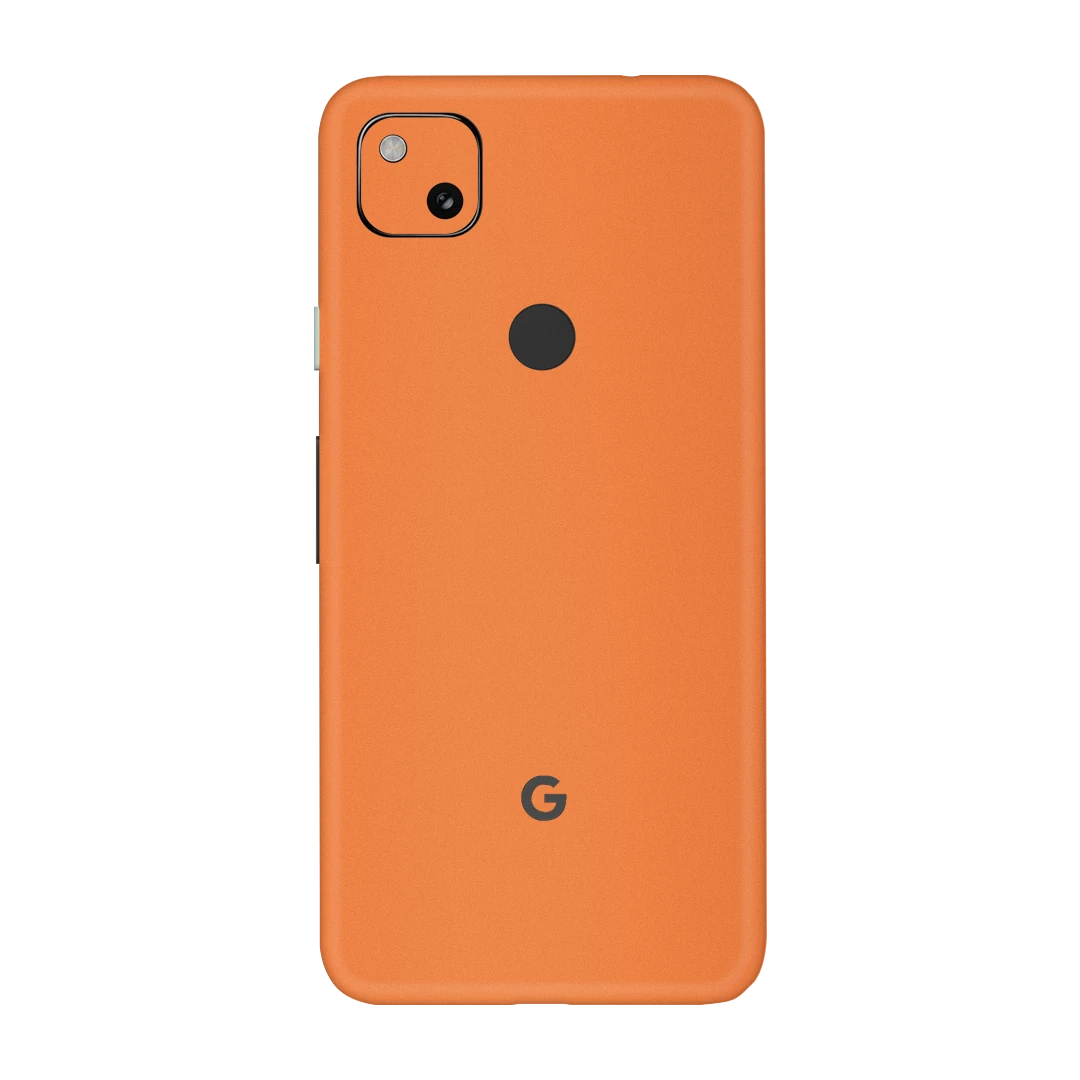 pixel 4a cosmic orange mobile skins & wraps