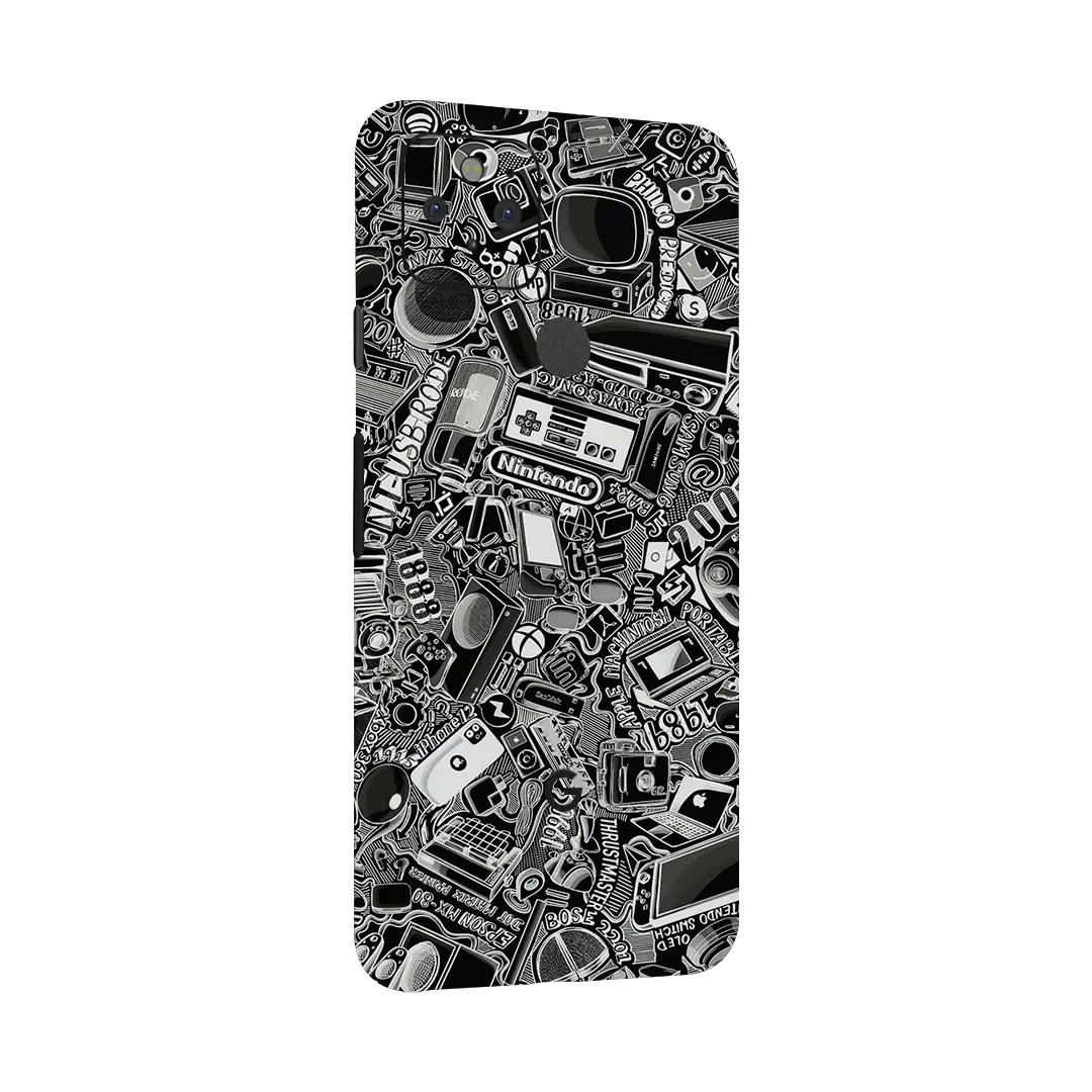 Preload Full Back / Tech Camo Dark