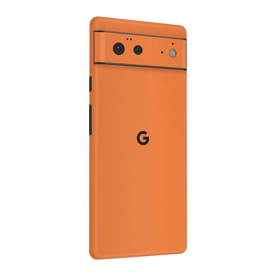 pixel 6 cosmic orange mobile skins & wraps