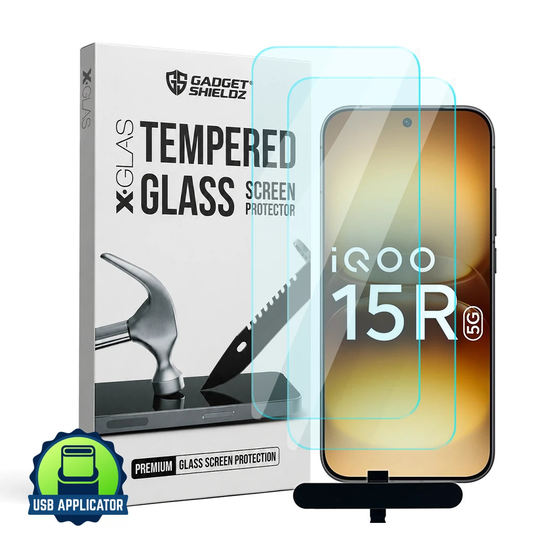 iQOO 15R Tempered Glass Screen Guard Protector