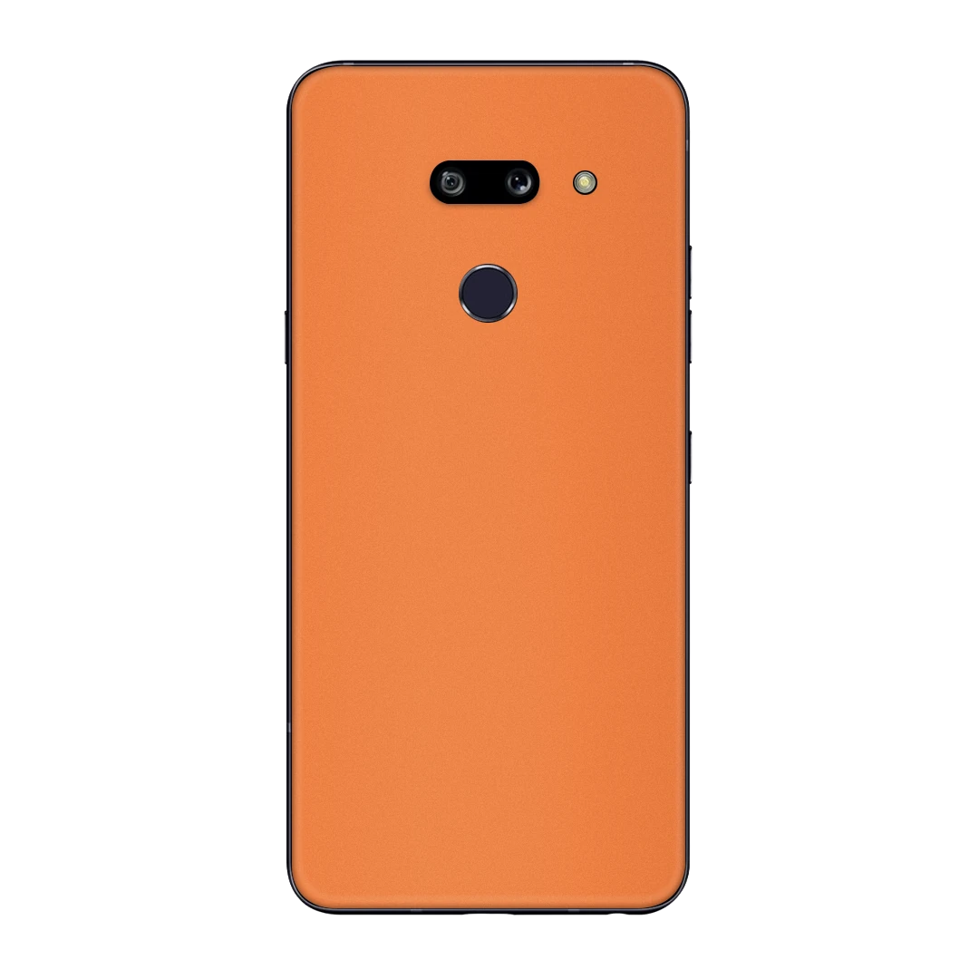 lg g8 thinq cosmic orange mobile skins & wraps