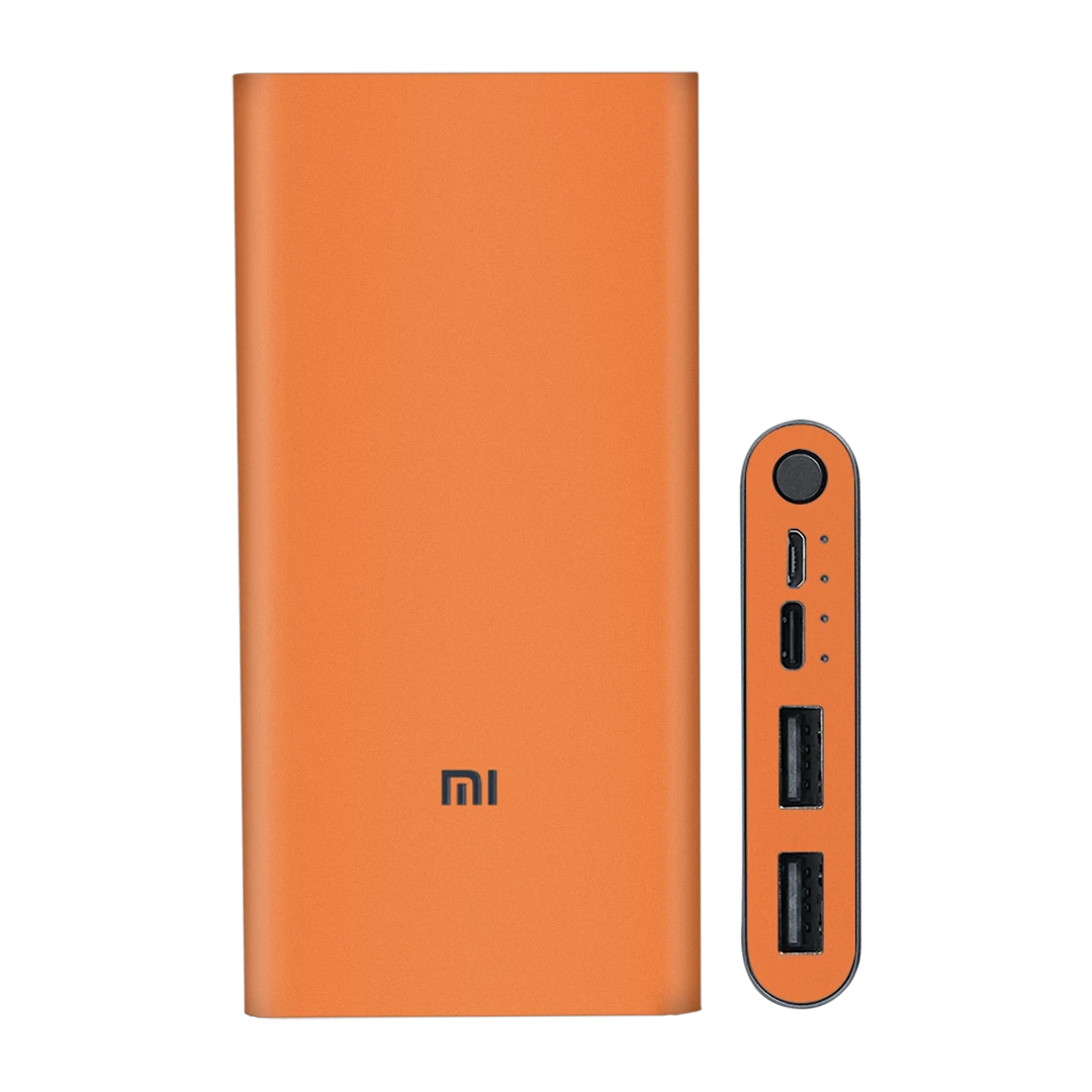 mi 10000mah power bank 2i (2019) cosmic orange mobile skins & wraps