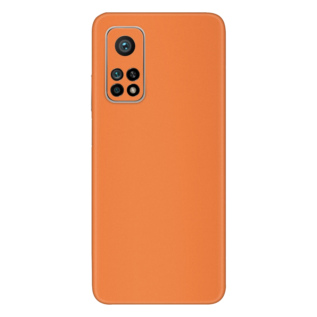 mi 10t cosmic orange mobile skins & wraps