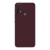 Motorola Moto E40 Skins & Wraps - Full Back Burgundy Skin