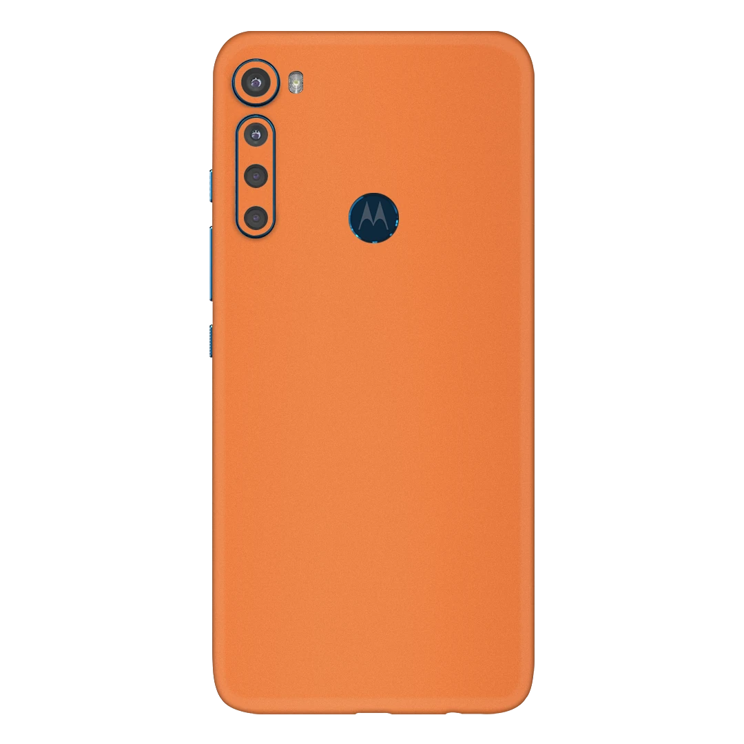 motorola moto one fusion plus cosmic orange mobile skins & wraps