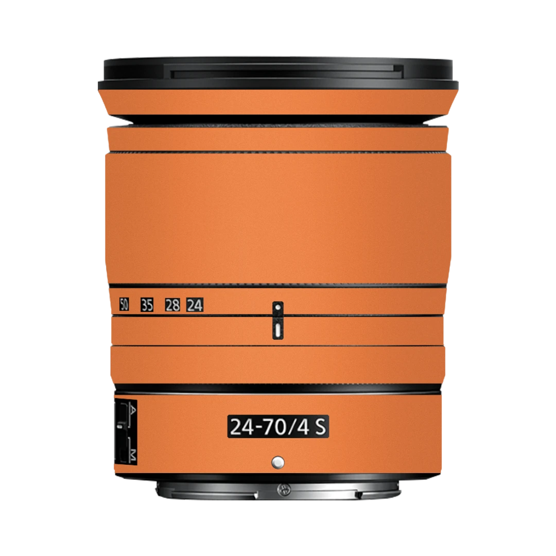 nikkor z 24-70mm f/4s lens cosmic orange mobile skins & wraps