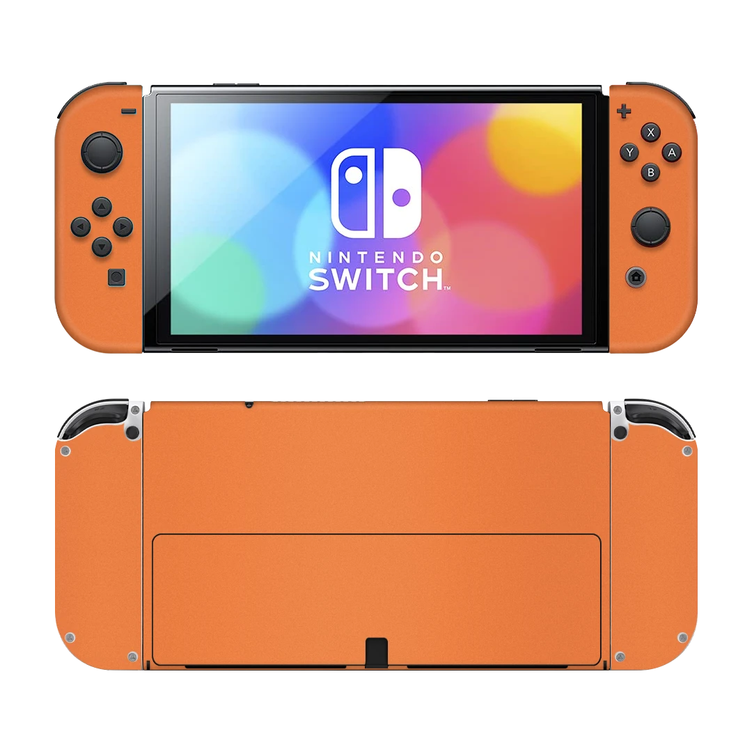 nintendo switch cosmic orange mobile skins & wraps