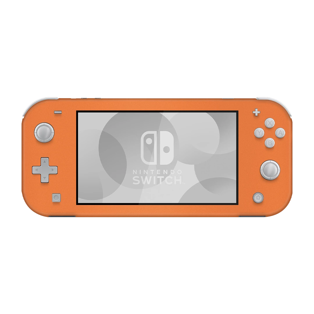 nintendo switch lite cosmic orange mobile skins & wraps