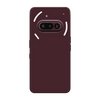 Nothing Phone (3a) Skins & Wraps - Full Back Burgundy Skin