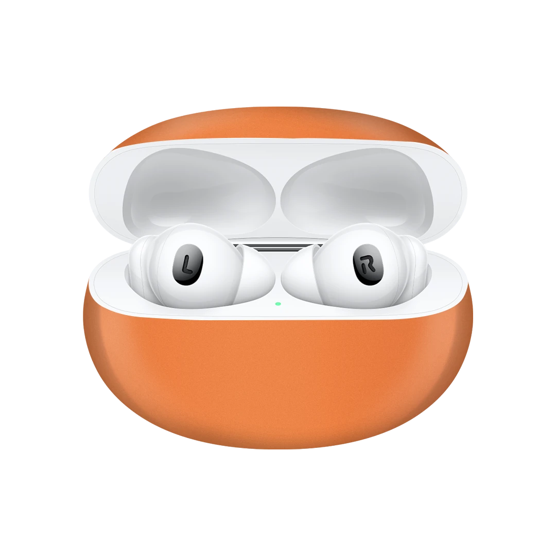 oppo enco buds x2 cosmic orange mobile skins & wraps