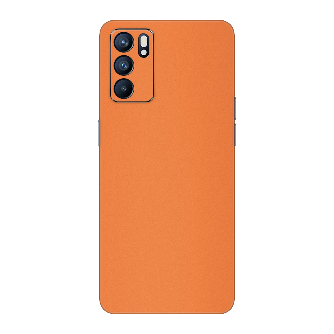 oppo reno 6 cosmic orange mobile skins & wraps