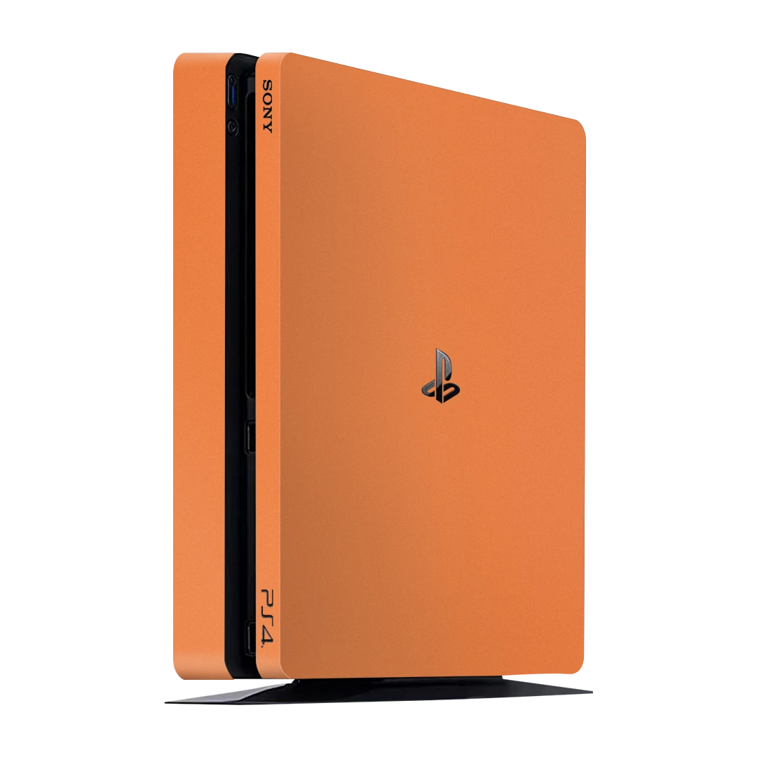 playstation 4 slim cosmic orange mobile skins & wraps