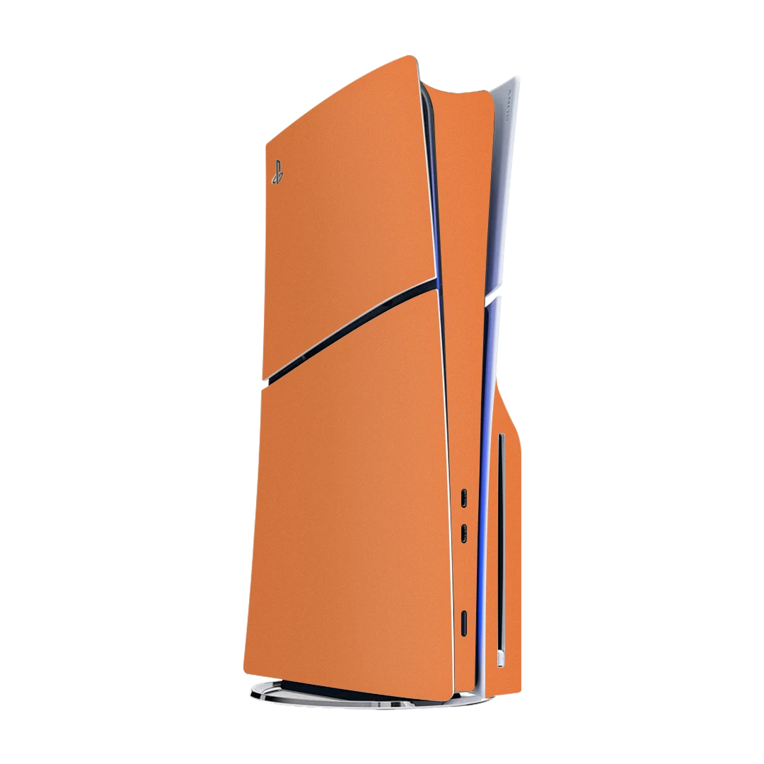 playstation 5 (ps5) slim disc edition cosmic orange mobile skins & wraps