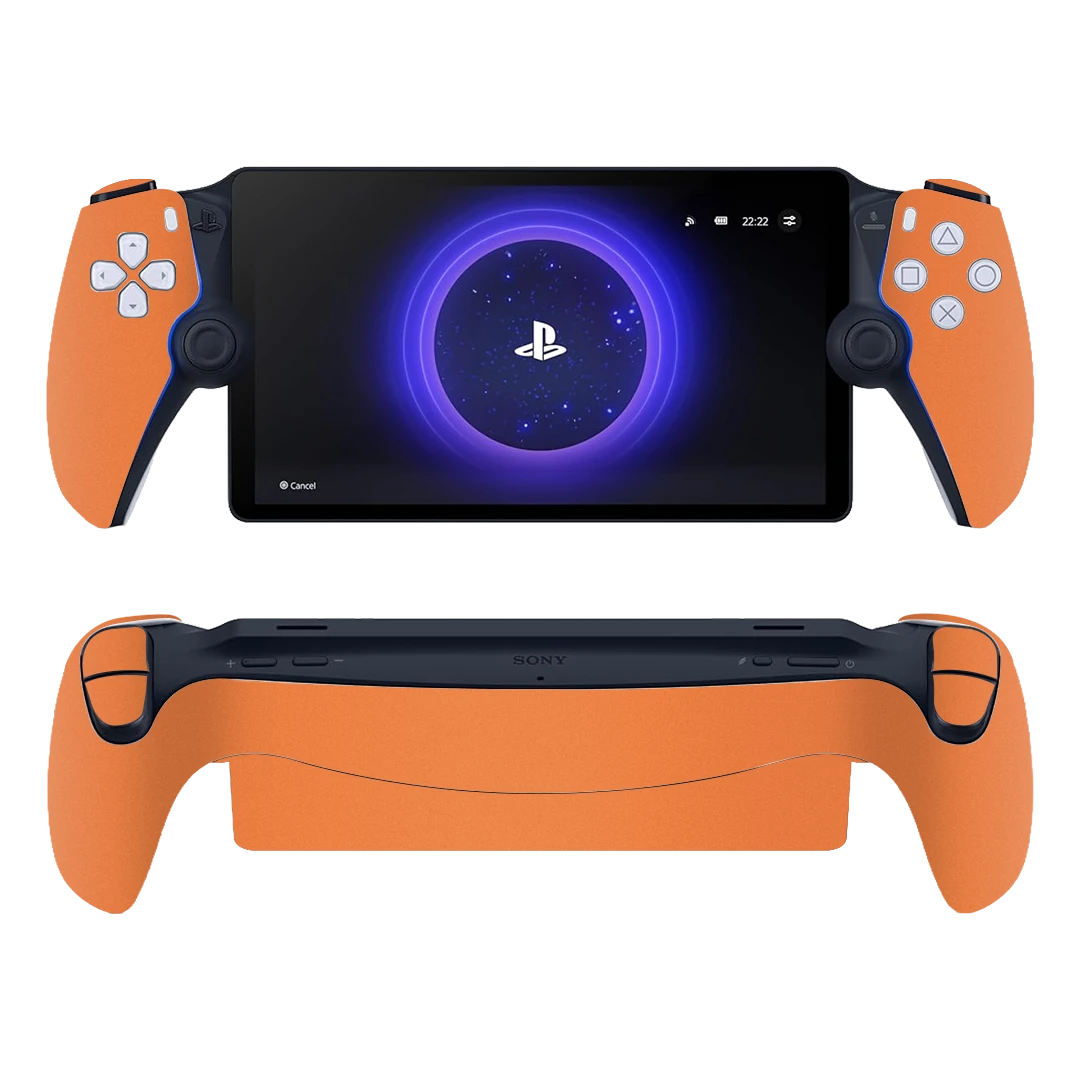 playstation portal remote player cosmic orange mobile skins & wraps