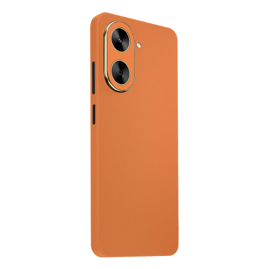 poco c71 cosmic orange mobile skins & wraps