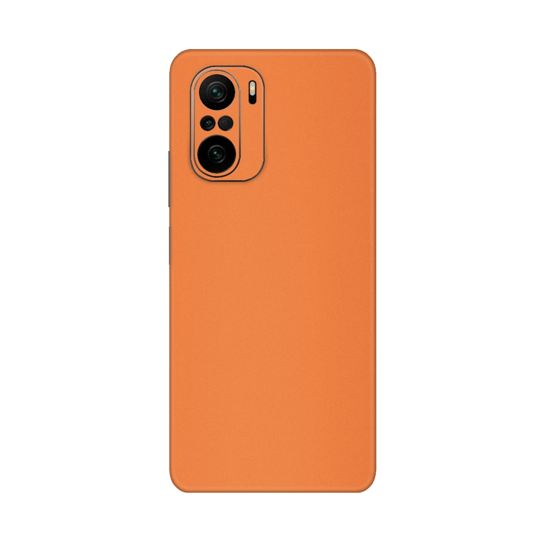 poco f3 cosmic orange mobile skins & wraps