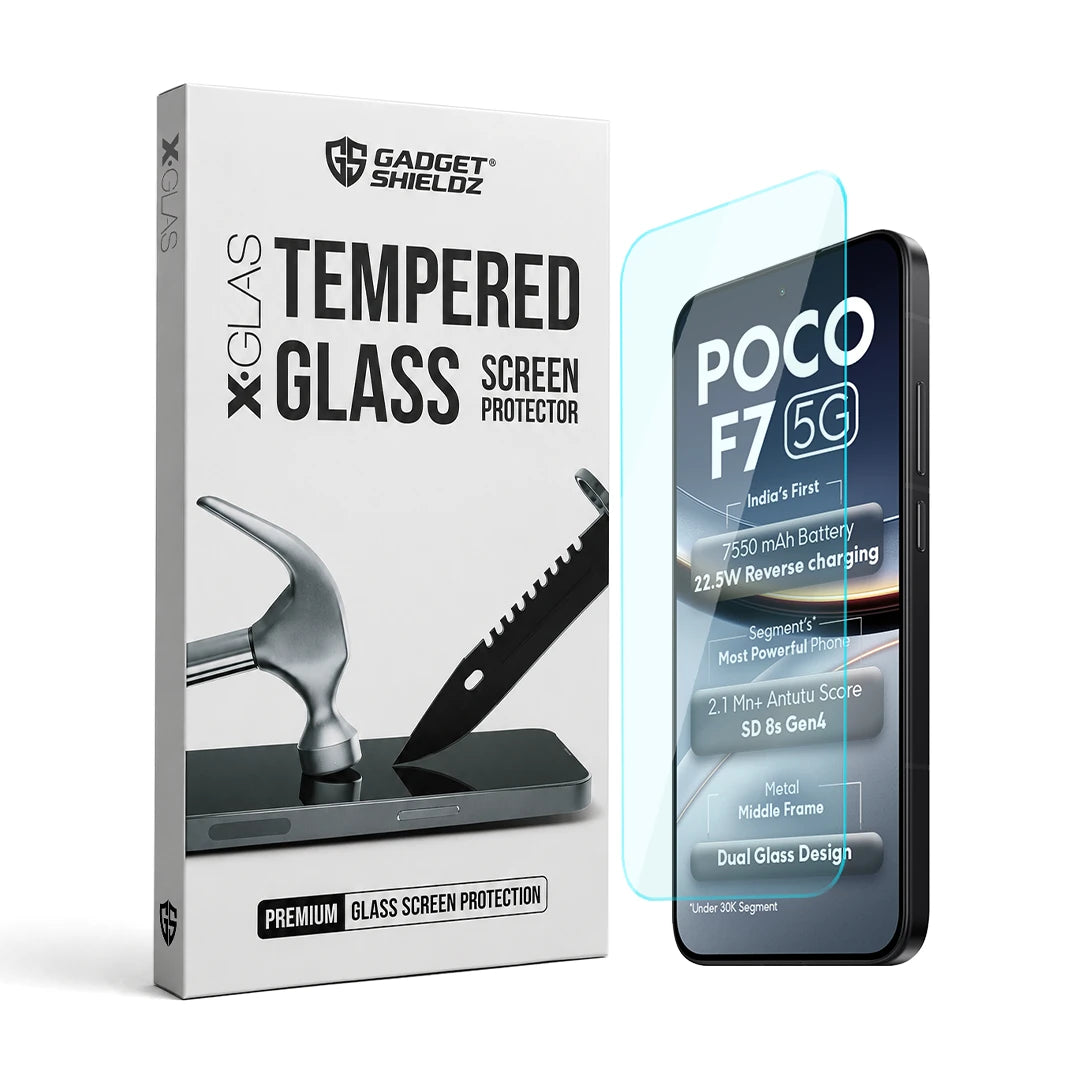 Poco F7 5G Tempered Glass Screen Guard Protector
