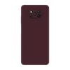 Poco X3 Pro Skins & Wraps - Full Back Burgundy Skin