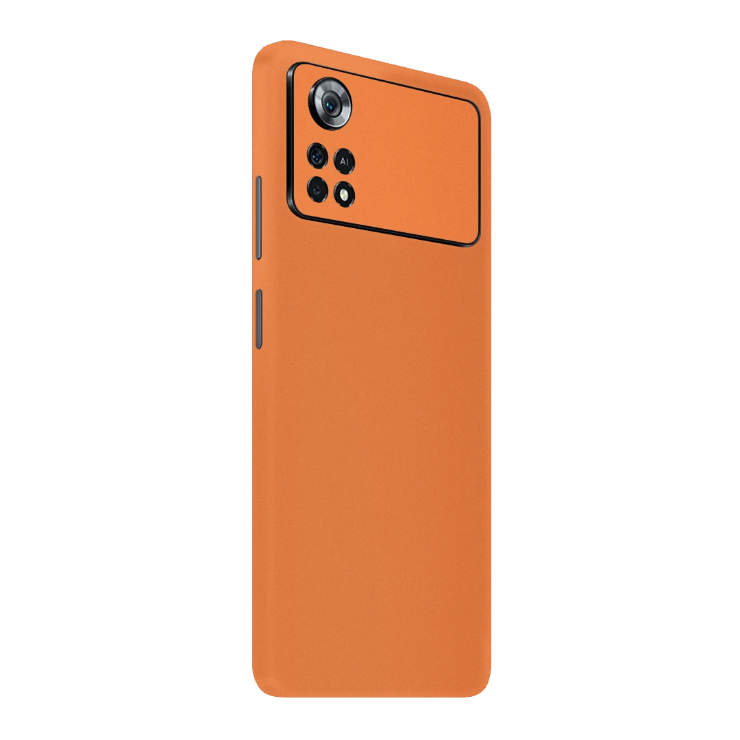 poco x4 pro cosmic orange mobile skins & wraps