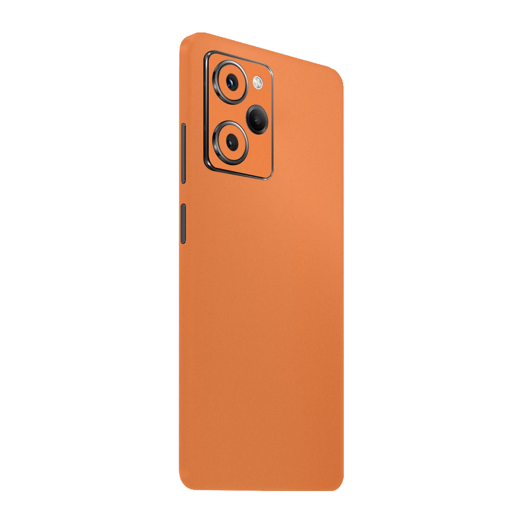 poco x5 pro cosmic orange mobile skins & wraps