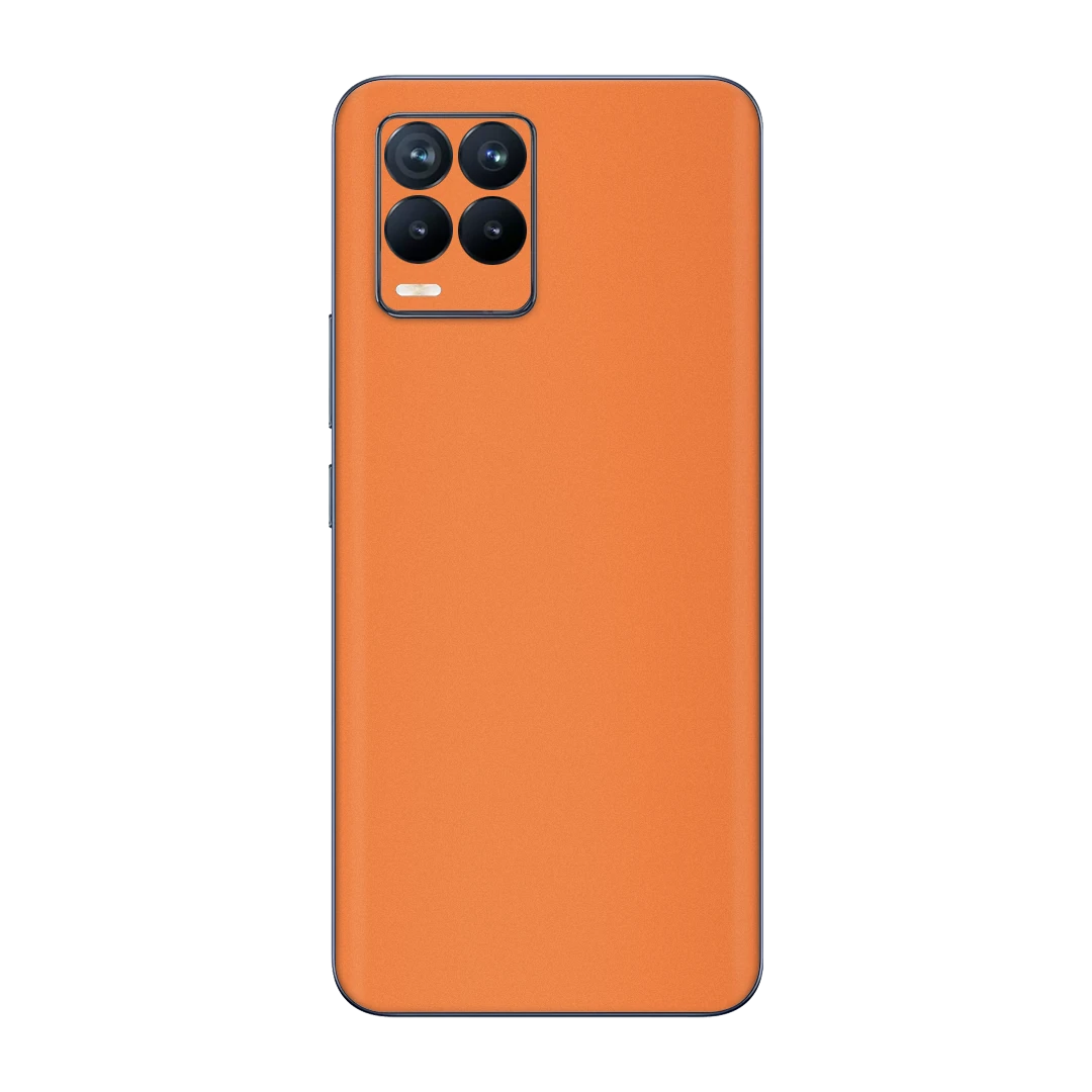 realme 8 cosmic orange mobile skins & wraps