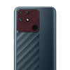 Realme Narzo 50a Camera Skins & Wraps - Camera Burgundy Skin