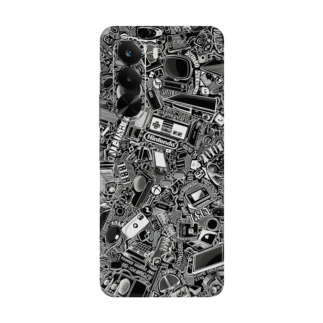 Preload Full Back / Tech Camo Dark