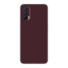 Realme X7 Skins & Wraps - Full Back Burgundy Skin