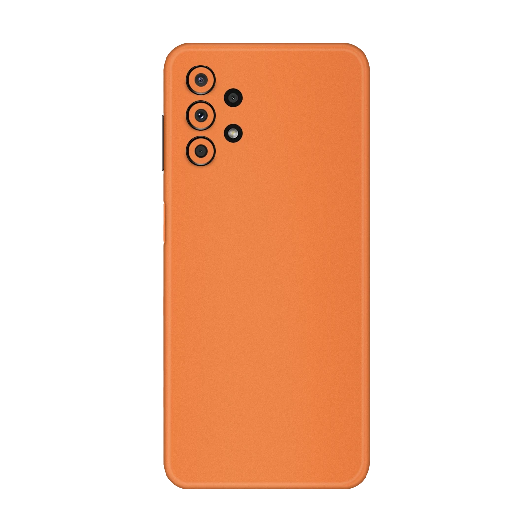 galaxy a13 cosmic orange mobile skins & wraps